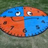 Artificial Grass Happy Clock